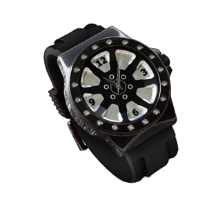 CNC-Machined Black Luxury Lifestyle Watch